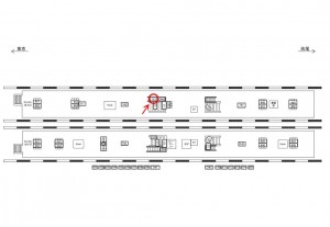 JR／吉祥寺駅／緩行ホーム／№112駅看板・駅広告、位置図