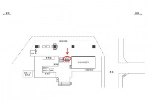 JR／中野駅／本屋口／№116駅看板・駅広告、位置図