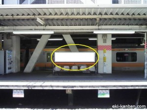 JR／立川駅／青梅ホーム№B01&B02№02駅看板・駅広告、写真1