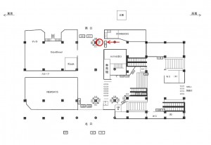 JR／阿佐ケ谷駅／本屋口／№110駅看板・駅広告、位置図