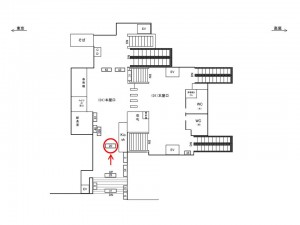 JR／豊田駅／本屋口／№20駅看板・駅広告、位置図