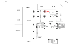 JR／五反田駅／本屋口／№152駅看板・駅広告、位置図