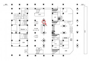 JR／赤羽駅／南口コンコース／№14駅看板・駅広告、位置図