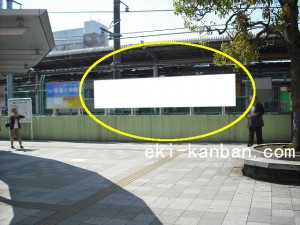 JR／我孫子駅／北口駅前／№1駅看板・駅広告、写真2
