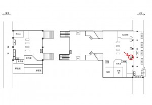 JR／東十条駅／A口／№38駅看板・駅広告、位置図