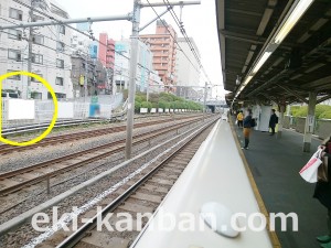 JR／駒込駅／内回り線側／№121駅看板・駅広告、写真1