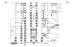 JR／池袋駅／中央通路／№116駅看板・駅広告、位置図