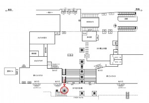 JR／平塚駅／北口広場№11.12.13№13駅看板・駅広告、位置図
