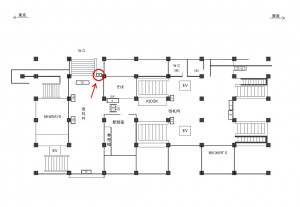 JR／南船橋駅／本屋改札外／№9駅看板・駅広告、位置図