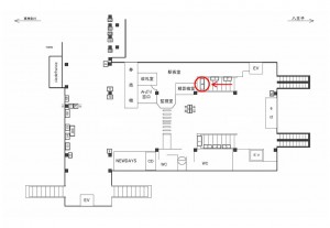 JR/相模原駅/本屋口/№6駅看板・駅広告、位置図