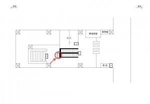 ゆりかもめ　東京ビッグサイト駅／本屋口／№1駅看板・駅広告、位置図