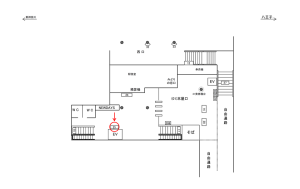 JR／鴨居駅／本屋口／№25駅看板・駅広告、位置図
