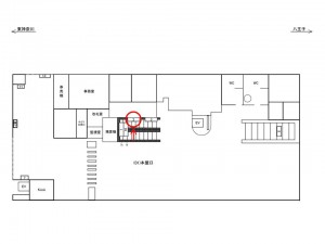 JR/八王子みなみ野駅/本屋口/№2駅看板、位置図