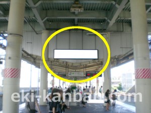 東戸塚駅ホーム№1駅看板・駅広告、写真1