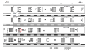 JR／池袋駅／下りホーム／№24駅看板・駅広告、位置図