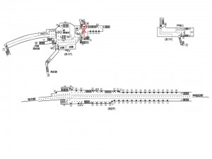 東京メトロ／高田馬場駅／東西線／№64駅看板・駅広告、位置図