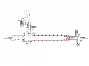 東京メトロ/人形町駅/日比谷線/№18駅看板・駅広告、位置図