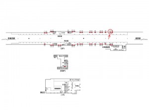 東京メトロ／葛西駅／東西線／№27駅看板・駅広告、位置図