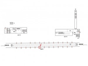 東京メトロ／南砂町駅／東西線／№20駅看板・駅広告、位置図