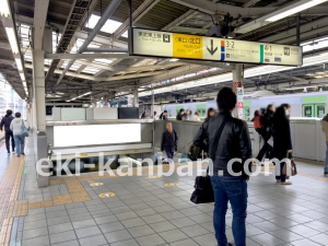 JR／池袋駅／外回りホーム／№19駅看板・駅広告、写真1