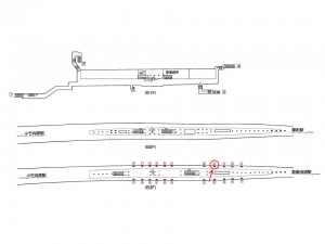 東京メトロ／千川駅／副都心線／№23駅看板・駅広告、位置図