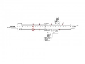 東京メトロ/南阿佐ヶ谷駅/丸ノ内線/№3駅看板・駅広告、位置図