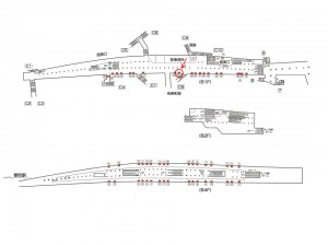 東京メトロ／池袋駅／副都心線／№29駅看板・駅広告、位置図
