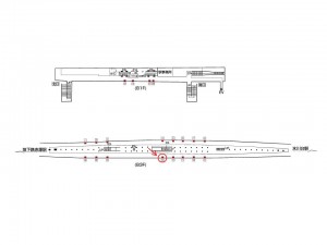 東京メトロ／平和台駅　／有楽町線／№13駅看板・駅広告、位置図