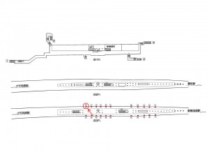 東京メトロ／千川駅／副都心線／№16駅看板・駅広告、位置図