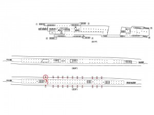 東京メトロ／要町駅／副都心線／№20駅看板・駅広告、位置図