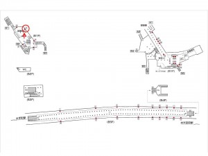 東京メトロ／三越前駅／半蔵門線／№40駅看板・駅広告、位置図