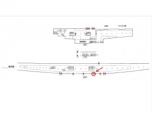 東京メトロ／新木場駅／有楽町線／№12駅看板・駅広告、位置図
