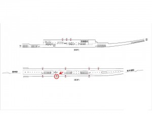 東京メトロ／辰巳駅／有楽町線／№17駅看板・駅広告、位置図