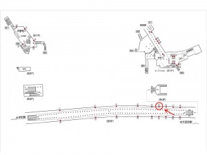 東京メトロ／三越前駅／半蔵門線／№15駅看板・駅広告、位置図