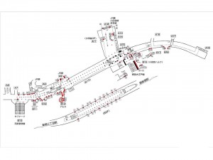 東京メトロ／新宿駅／丸ノ内線／№114駅看板・駅広告、位置図