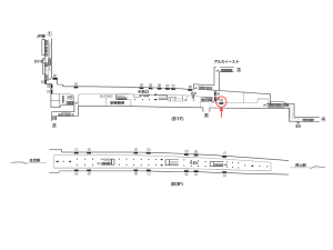 東京メトロ／錦糸町駅／半蔵門線／№703駅看板・駅広告、位置図