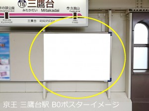 京王／三鷹台駅／駅貼りポスター駅ポスター・駅広告、写真2