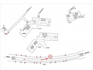 東京メトロ／永田町駅／有楽町線／№7駅看板・駅広告、位置図