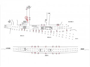 東京メトロ／東京駅／丸ノ内線／№56駅看板・駅広告、位置図