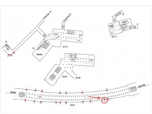東京メトロ／永田町駅／有楽町線／№12駅看板・駅広告、位置図