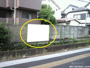 京王／池ノ上駅／駅だて／№50駅看板・駅広告、写真1