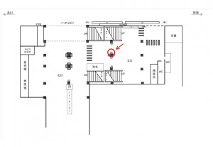 JR/渋谷駅/北口/№102駅看板・駅広告、位置図