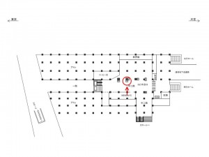 JR／上野駅／不忍口／№71駅看板・駅広告、位置図
