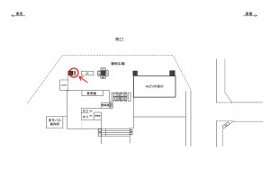JR／中野駅／本屋口／№89駅看板・駅広告、位置図