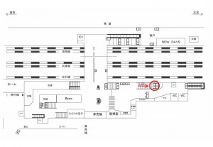 JR／西川口駅／本屋橋上／№38駅看板・駅広告、位置図