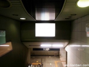 つくばエクスプレス　青井駅／下りホーム／№4駅看板・駅広告、写真2