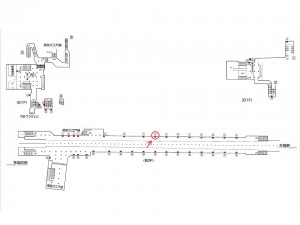 東京メトロ／門前仲町駅／東西線／№8駅看板・駅広告、位置図