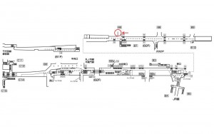 東京メトロ／大手町駅／東西線／№108駅看板・駅広告、位置図