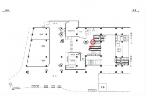 JR／西荻窪駅／本屋口／№125駅看板・駅広告、位置図