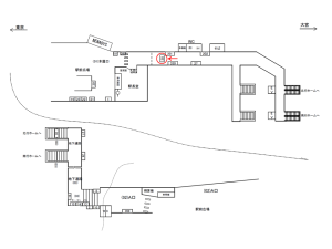 JR/鶯谷駅/本屋口/№38駅看板・駅広告、位置図